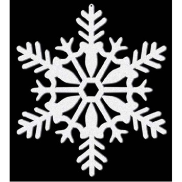 Christmas Snowflake Hanging Decoration, Set of 4