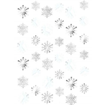 Christmas Snowflake hanging decoration set of 6