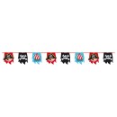 Pirate Ship flag garland 4 m