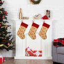 Christmas Ho-Ho-Ho Fireplace Stocking, Boot 46cm