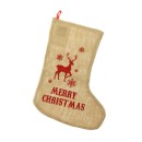 Christmas Reindeer, fireplace stocking, boot 44.5 cm