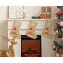 Christmas Reindeer, fireplace stocking, boot 44.5 cm