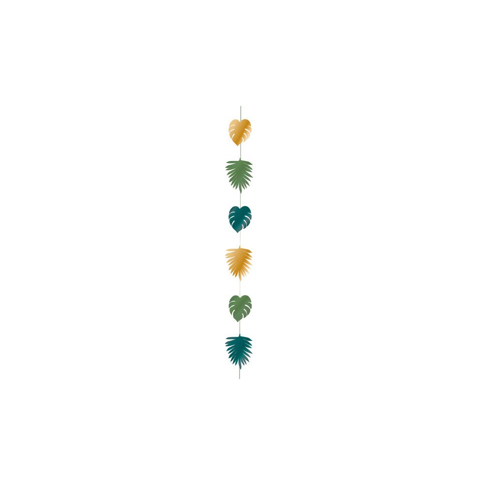 Key West Leaf hanging decoration set of 4