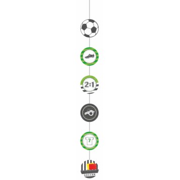 Football Kicker Party Hanging decoration 4-piece set