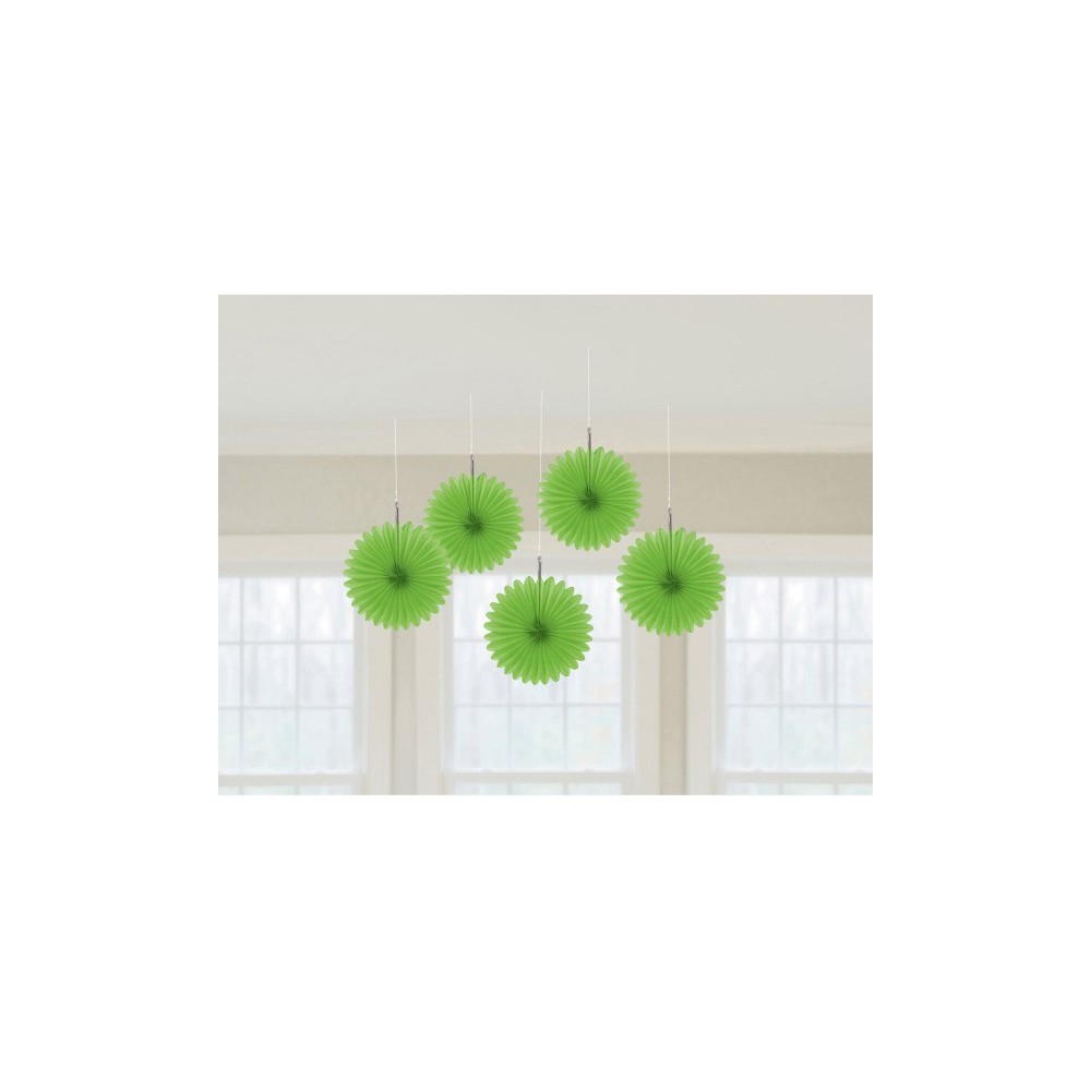 Colour Kiwi, Green mini hanging decoration 5-piece set