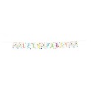 Party Colorful Confetti Flag Garland 1.85 m