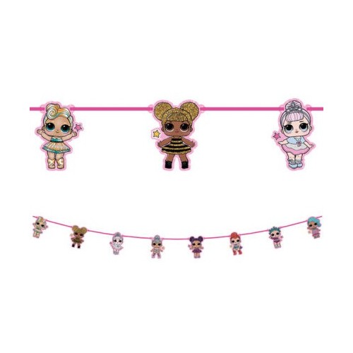 LOL Surprise Glitterati paper garland