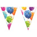 Balloon Sparkling flag garland 2.3 m