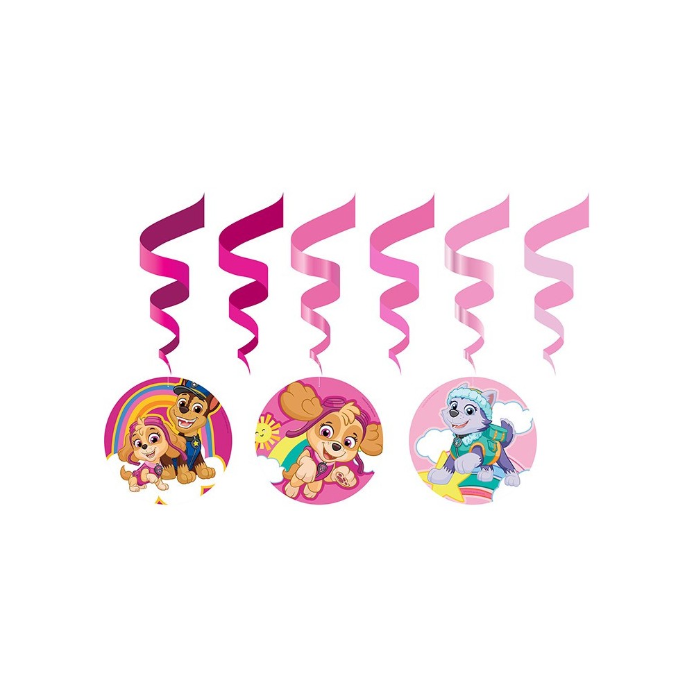 Paw Patrol Pinky Ribbon Decoration 6-piece Set