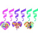 Paw Patrol Rainbow ribbon decoration 6-piece set