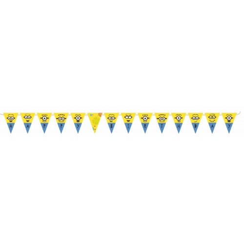 Minions flag garland 330 cm