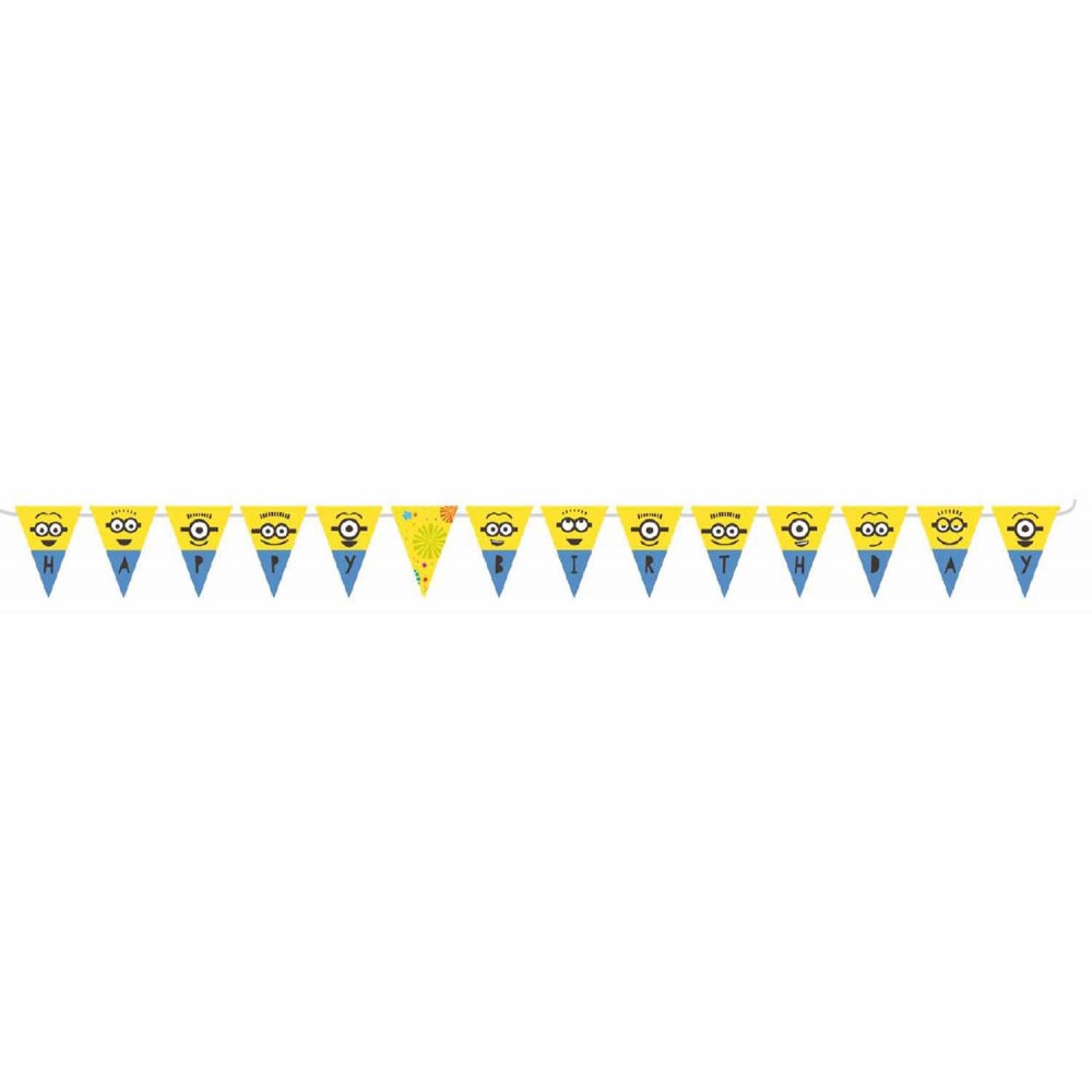 Minions flag garland 330 cm