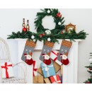 Christmas Nicholas, fireplace stocking, boot 51 cm