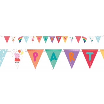 Peppa Pig Confetti flag garland 3.3 m