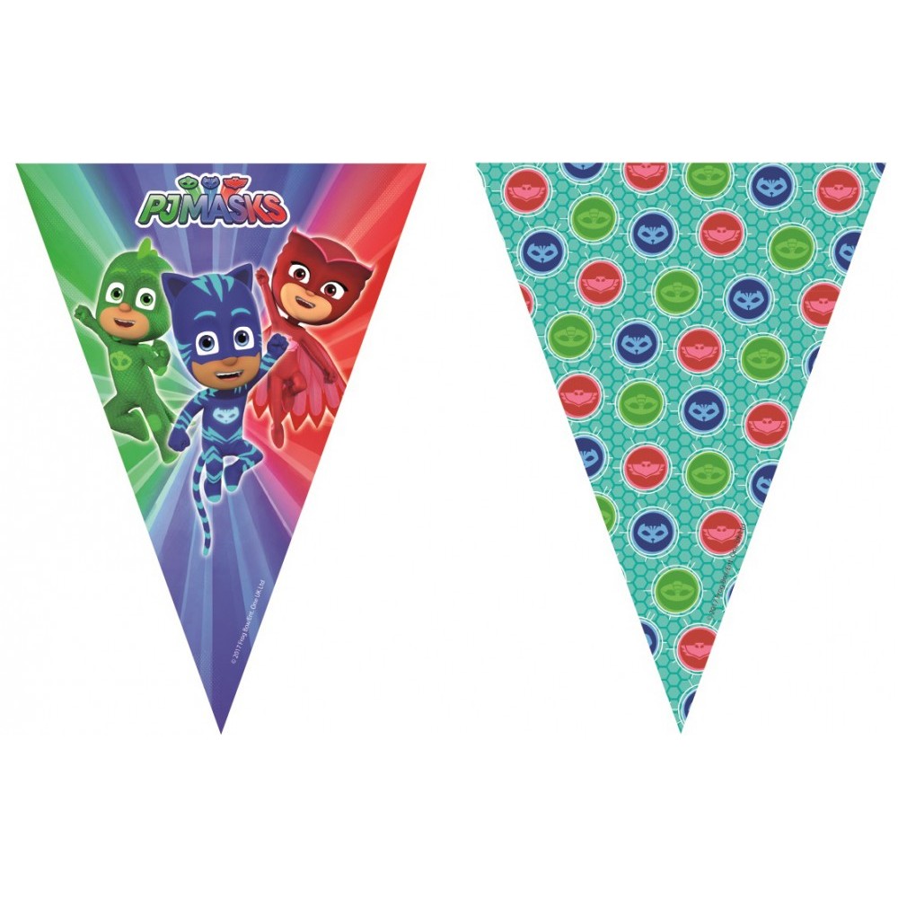 PJ Masks Trio flag garland 2.3 m