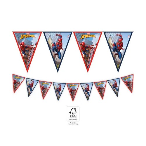 Spiderman Crime Fighter flag banner FSC 2.3 m