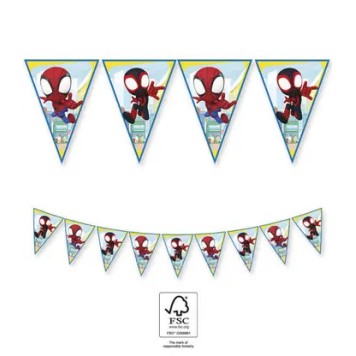 Spiderman Spidey  flag garland FSC 2.3 m