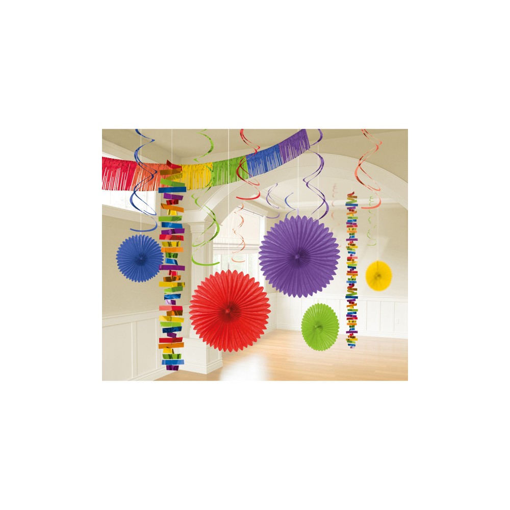 Colour Rainbow, 18-piece decoration set