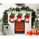 Christmas Brown Reindeer stocking, boot 41 cm