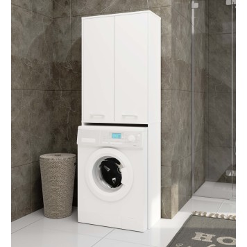 Meuble machine a laver 2 portes  4 étagères 180X64X30 cm