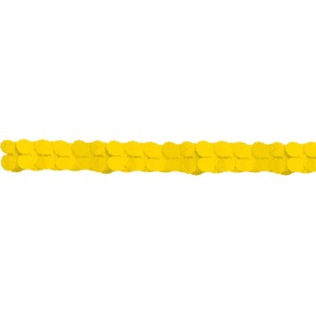 Colour Sunshine Yellow, Yellow Paper Garland 365 cm