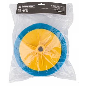 Pad polerski miękki niebieski 150x45mm M14 PM-PDP-BL