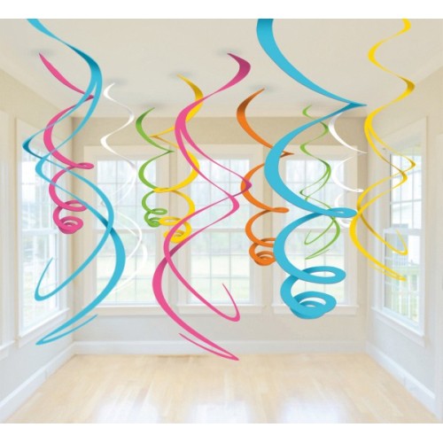 Colour Multicolour ribbon decoration 12-piece set