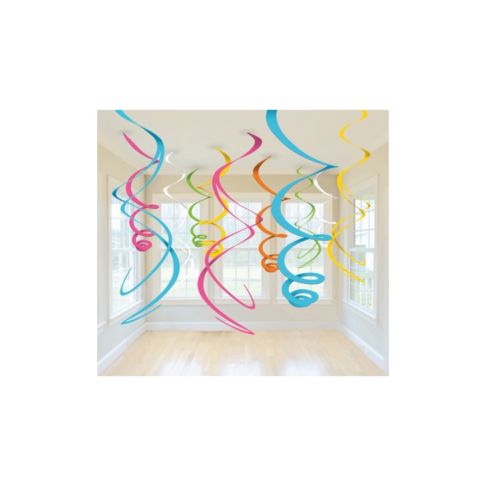 Colour Multicolour ribbon decoration 12-piece set