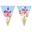 Unicorn Castle flag garland 2.3 m