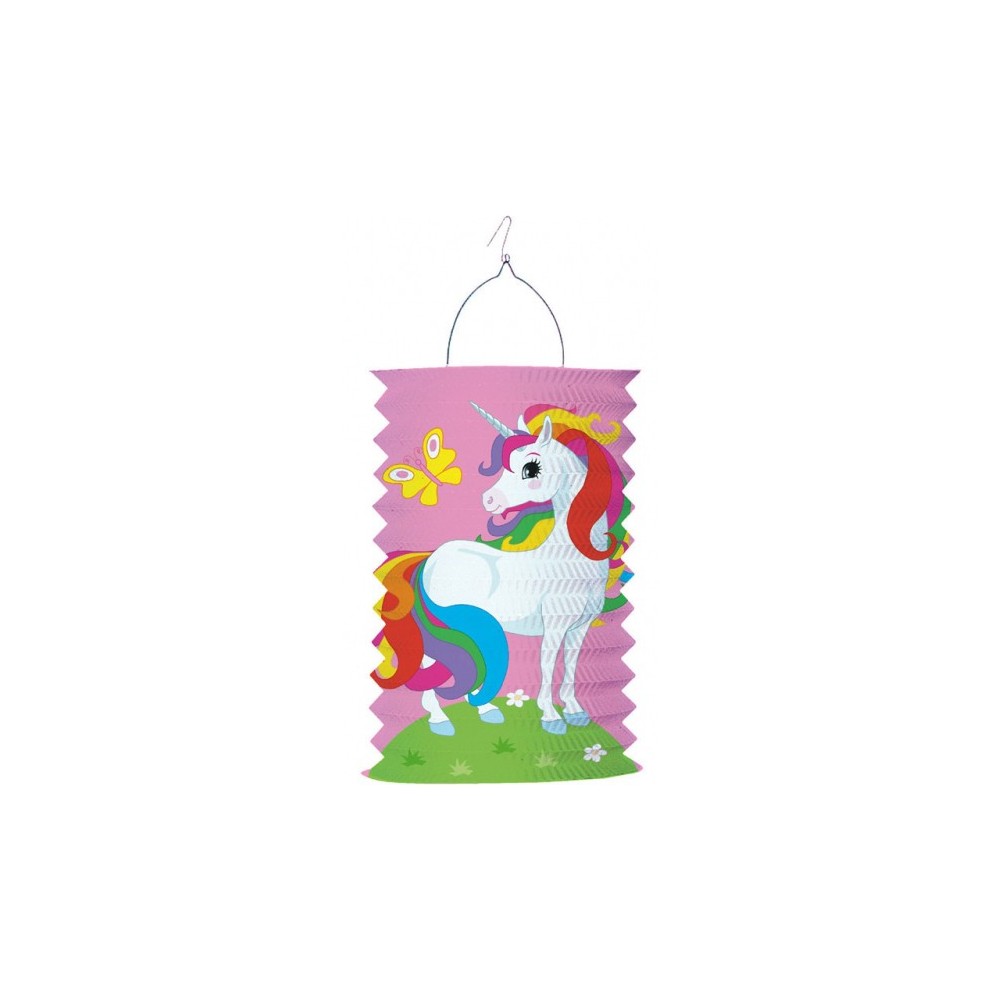 Unicorn Pink lantern 28 cm