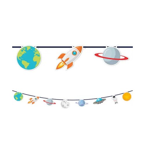 Space Rocket Space garland, decoration