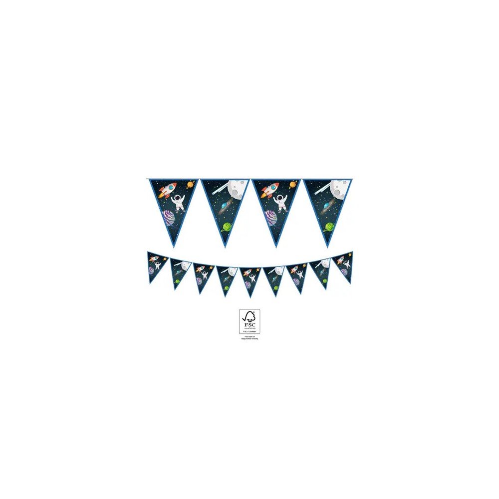 Space Rocket Space bunting FSC 2.3 m