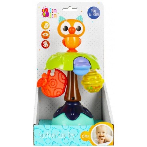 Owl baby rattle, educational toy