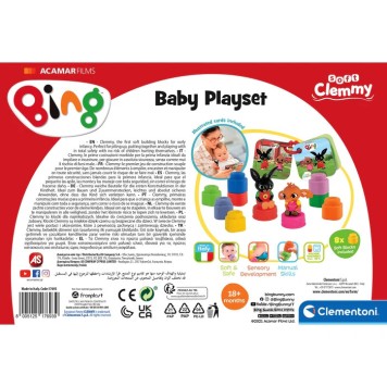 Bing Clemmy baby building block set Clementoni