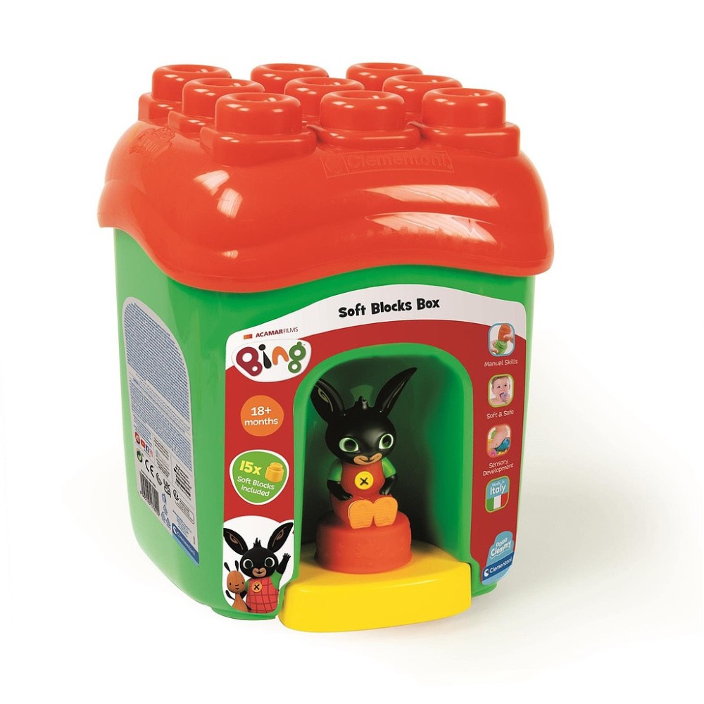 Bing Clemmy skills development block set in storage by Clementoni