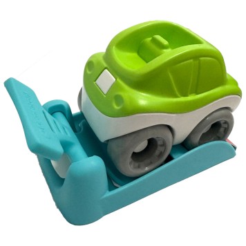 Colour Light Green Somersaulting toy car Clementoni
