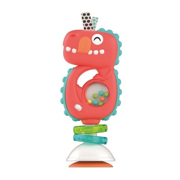 Dinosaur Giggle baby rattle Clementoni