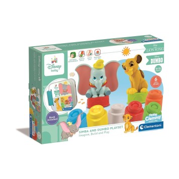 Disney Classics Clemmy building block set with book Clementoni