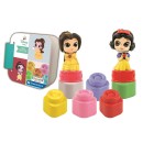 Disney Princess Clemmy Snow White and Belle block set with book Clementoni