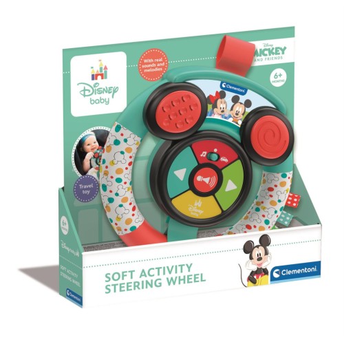 Disney Mickey  Ear interactive soft steering wheel Clementoni
