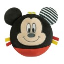 Disney Mickey  plush ball figure, baby rattle Clementoni