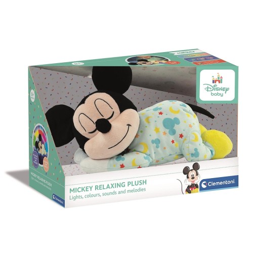 Disney Mickey Tummy-Time Sleep Aid Plush Toy Clementoni
