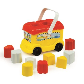 Disney Mickey  Yellow Shape Sorting Bus Clementoni