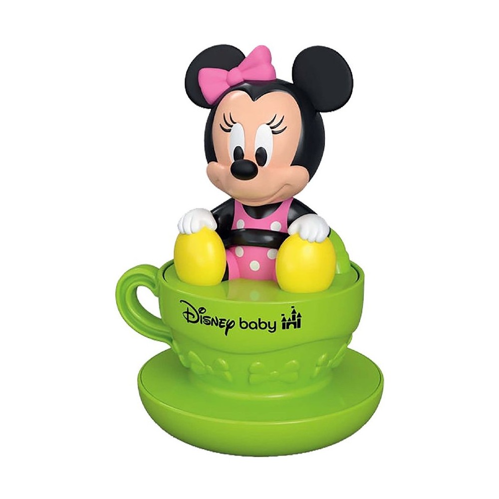 Disney Minnie  Bow spinnable figure on teacup Clementoni