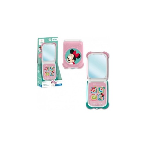 Disney Minnie Mirror interactive flip phone Clementoni