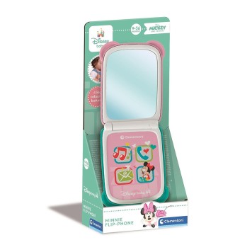 Disney Minnie Mirror interactive flip phone Clementoni