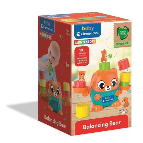 Colour Montessori Balance Bear Baby Toy Clementoni