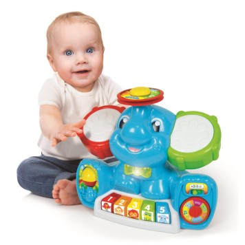 Elephant Cute Interactive Musical Toy Clementoni