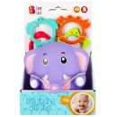 Elephant baby bath toy with rings