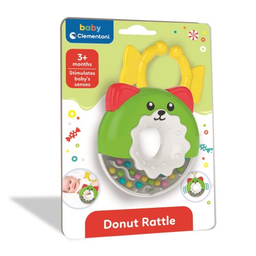 Colour Circle Clementoni Baby Rattle Doughnut